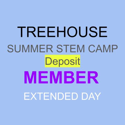 Summer STEM Camp Extended Day Member Deposit